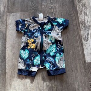 Bonds Kids Elephant Romper - Navy Floral